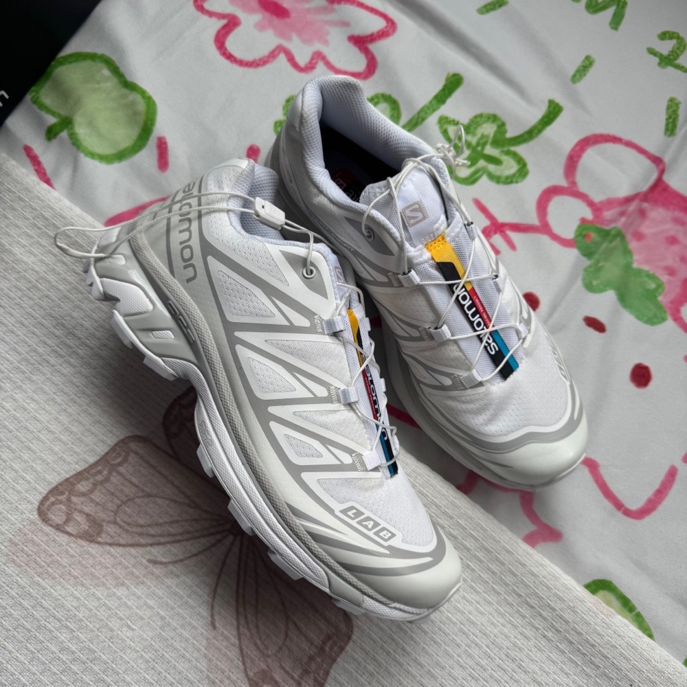 Salomon XT-6 Logo Printed Sneakers